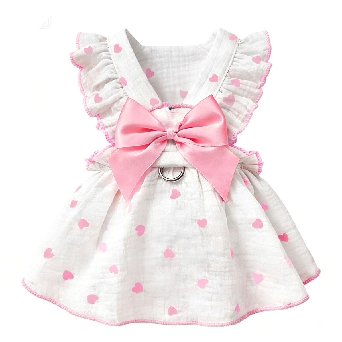 AXIIJGL robe face avant rose clair, look mignon et confortable