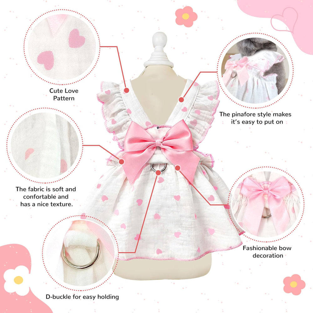 AXIIJGL chihuahua portant la robe pour une promenade soignée