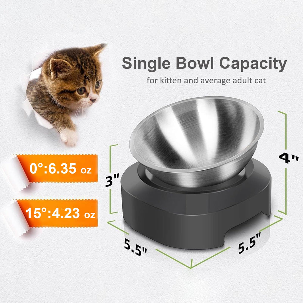 AYADA gamelle en usage pendant repas, facilité d’accès pour chat