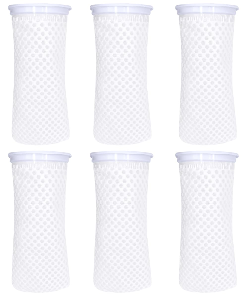 AYWFEY vue avant du sachet de filtres socks, maintien facile