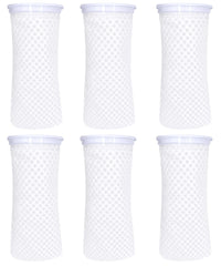 AYWFEY vue avant du sachet de filtres socks, maintien facile