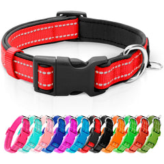 azuza collier rouge face visible pour sécurité nocturne