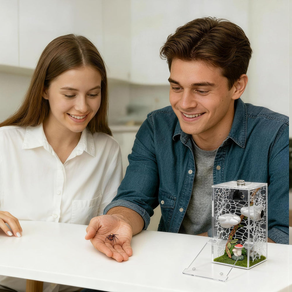 AZV terrarium en milieu scolaire montrant usage éducatif et observation sécurisée