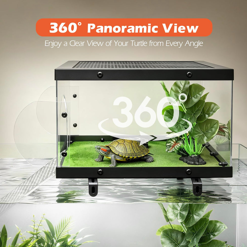 AZV plateforme intégrée dans un aquarium décoré apportant confort