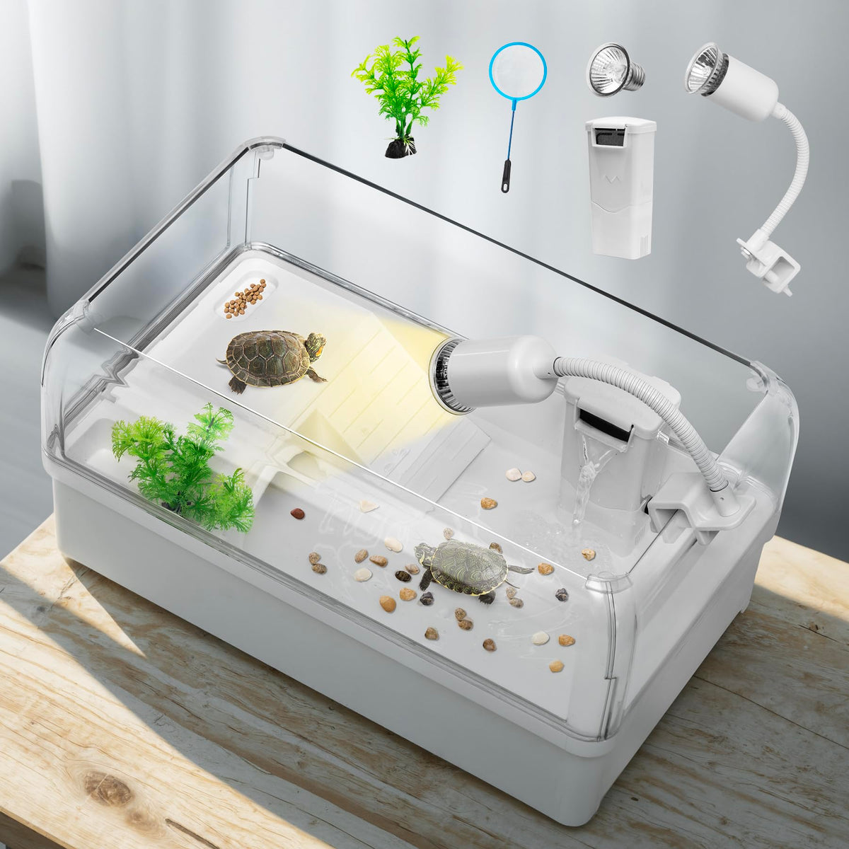 AZV vue avant de l'habitat montrant l'ensemble du kit pour installation simple