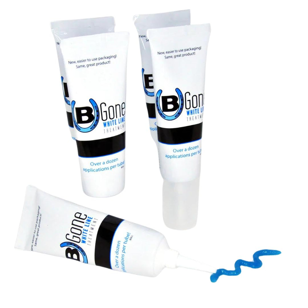 B Gone emballage avant montrant le flacon pratique avec protection du produit