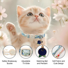 Babole Pet clochette amovible visible facilitant localisation du chat