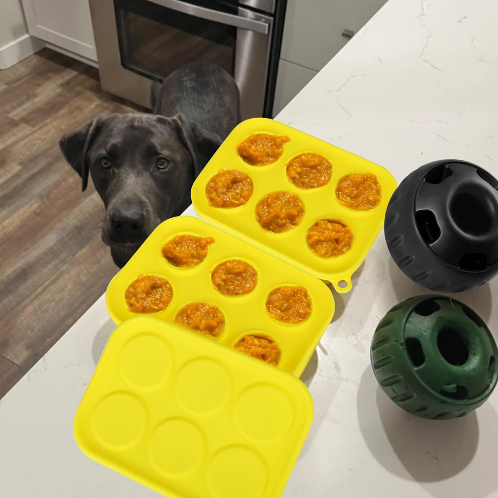 BABORUI remplissage du Woof Pupsicle Small montrant compatibilité parfaite