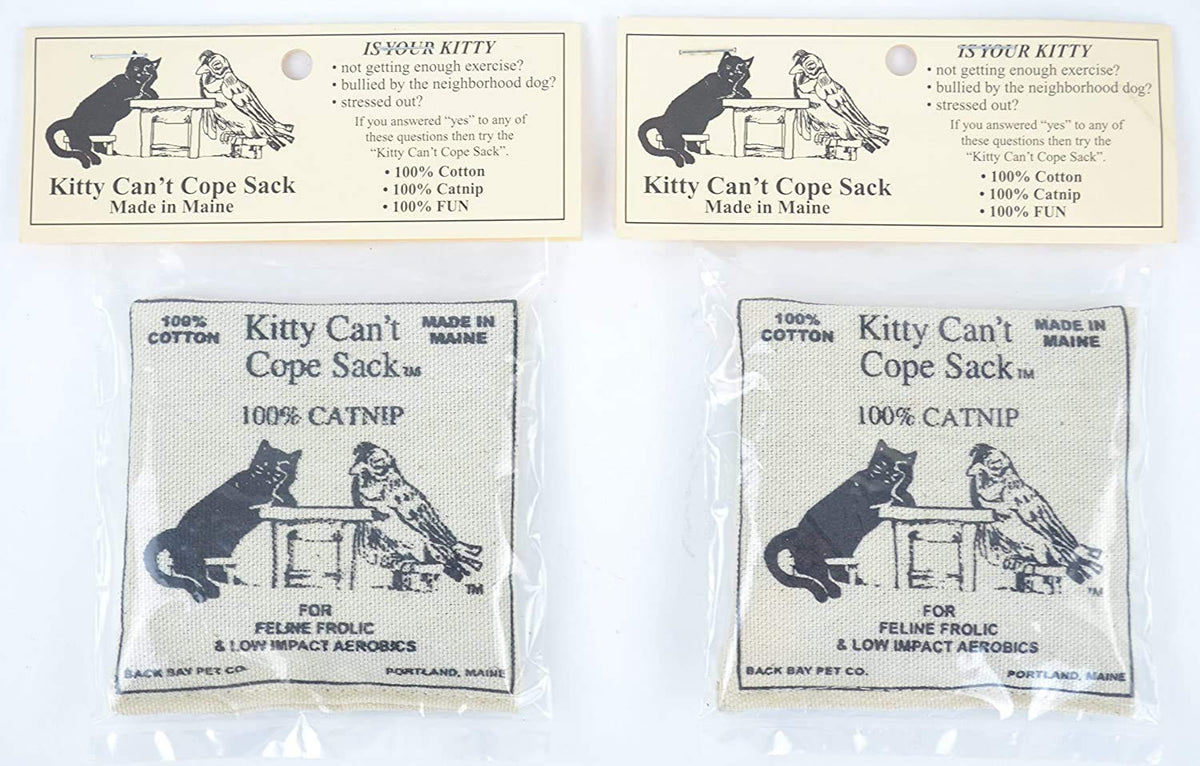 Back Bay Pet sachet Kitty Cant Cope face avant montrant le packaging pratique et la marque