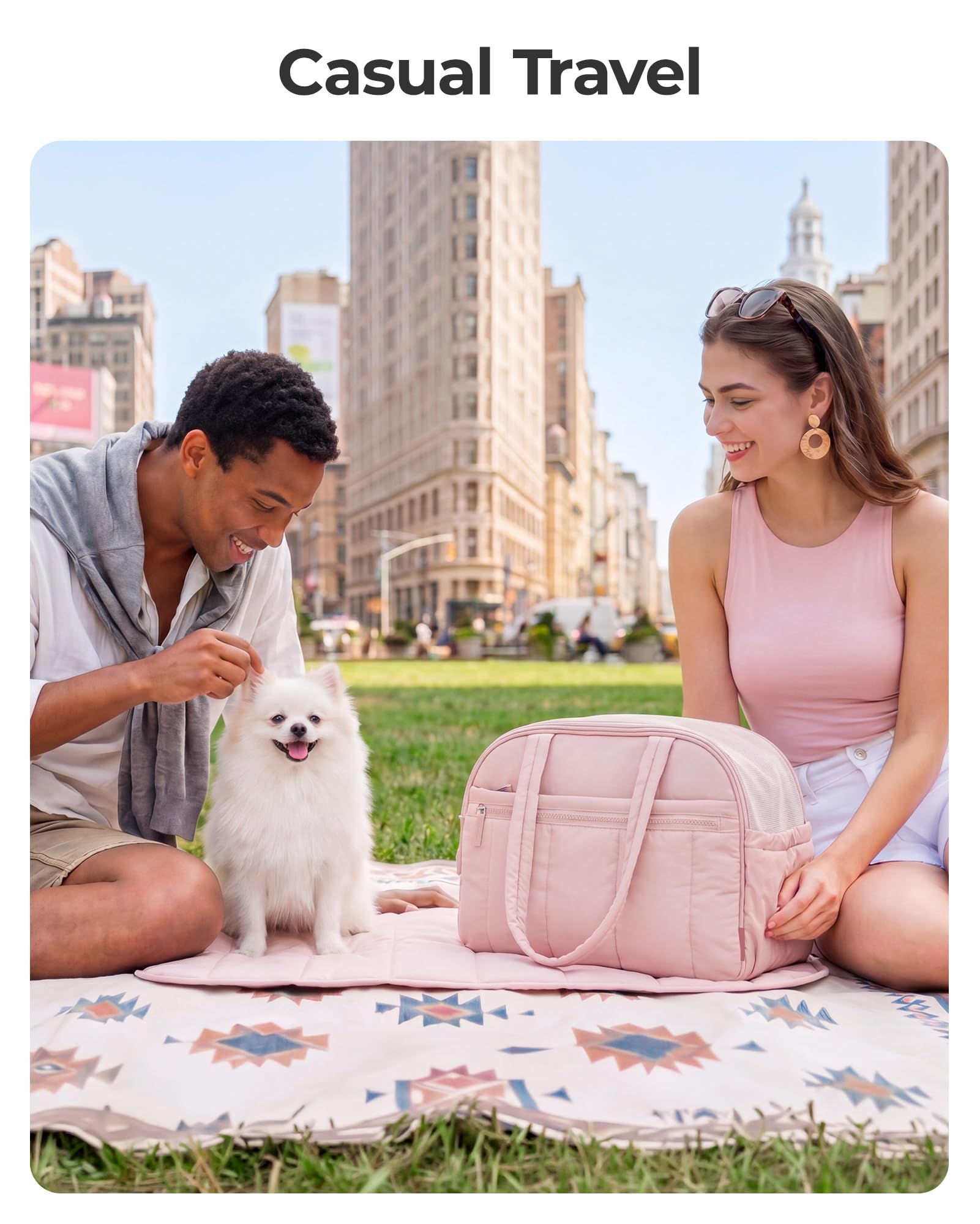 BAGSMART porté en ville par une personne montrant style et praticité quotidienne