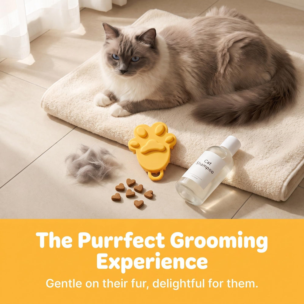 Bailey Brush utilisé sous la douche sur un chien pour un bain efficace