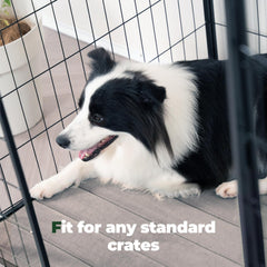 BALANCE tapis installé dans une cage sécurisant le couchage