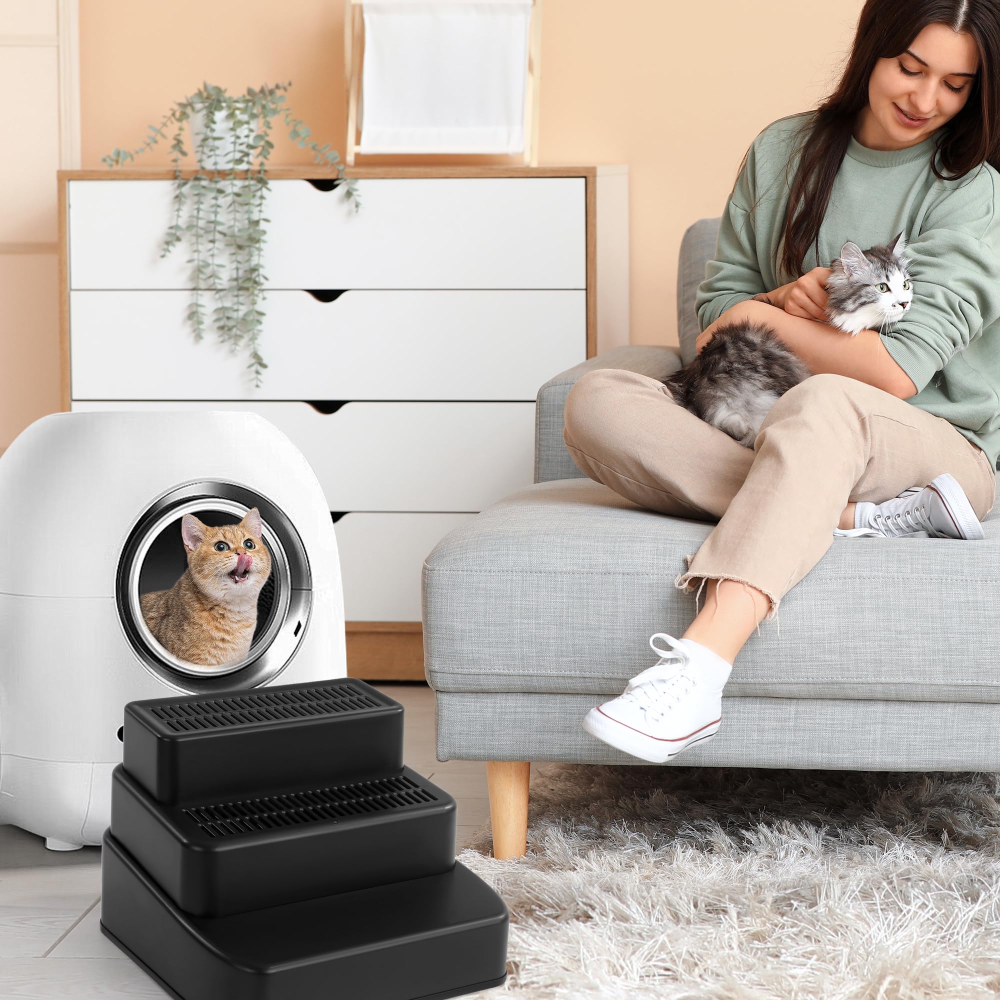 BALAPET comparaison de taille avec un bac pour illustrer ajustement possible