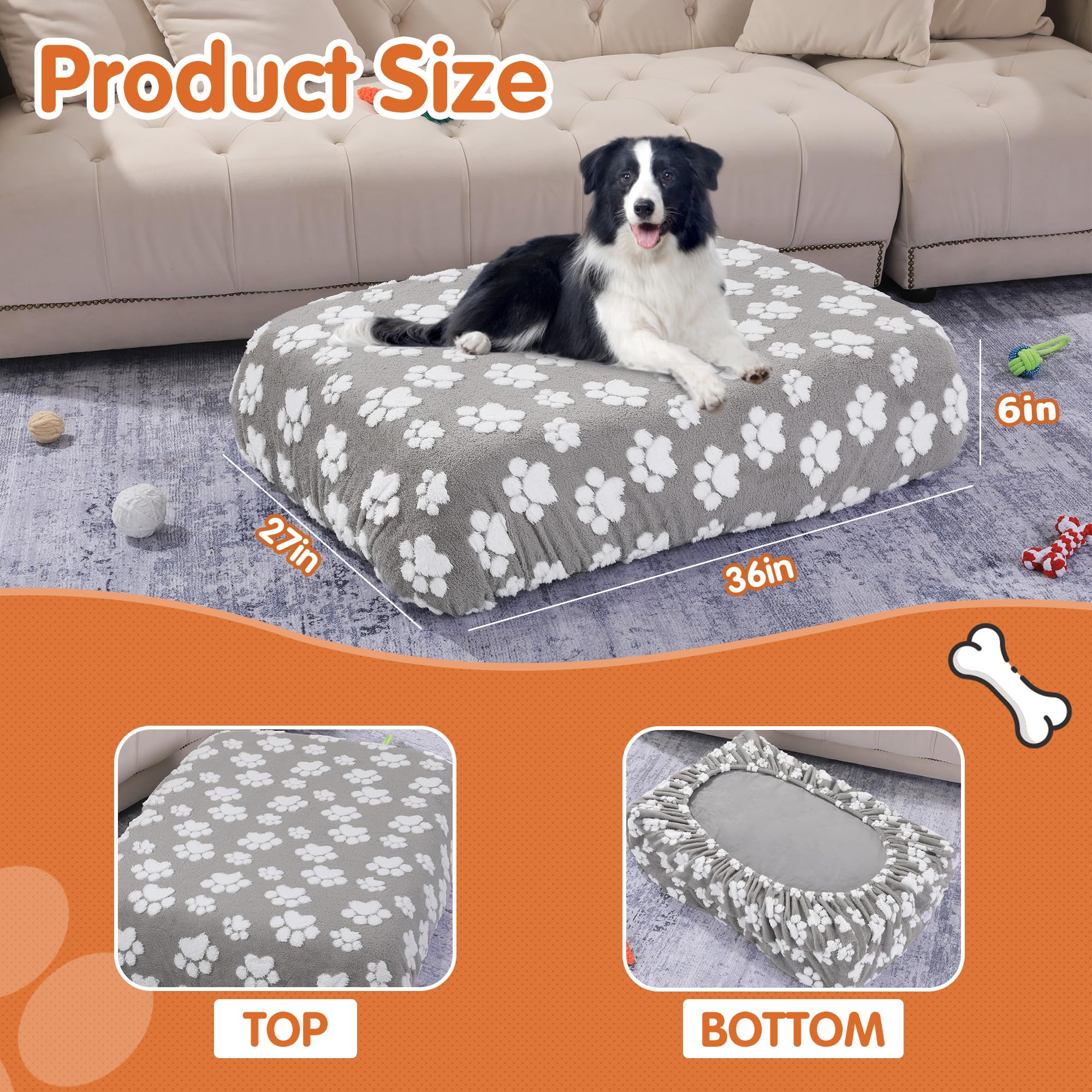 BALAPET zoom velours pelucheux confortable pour repos du chien