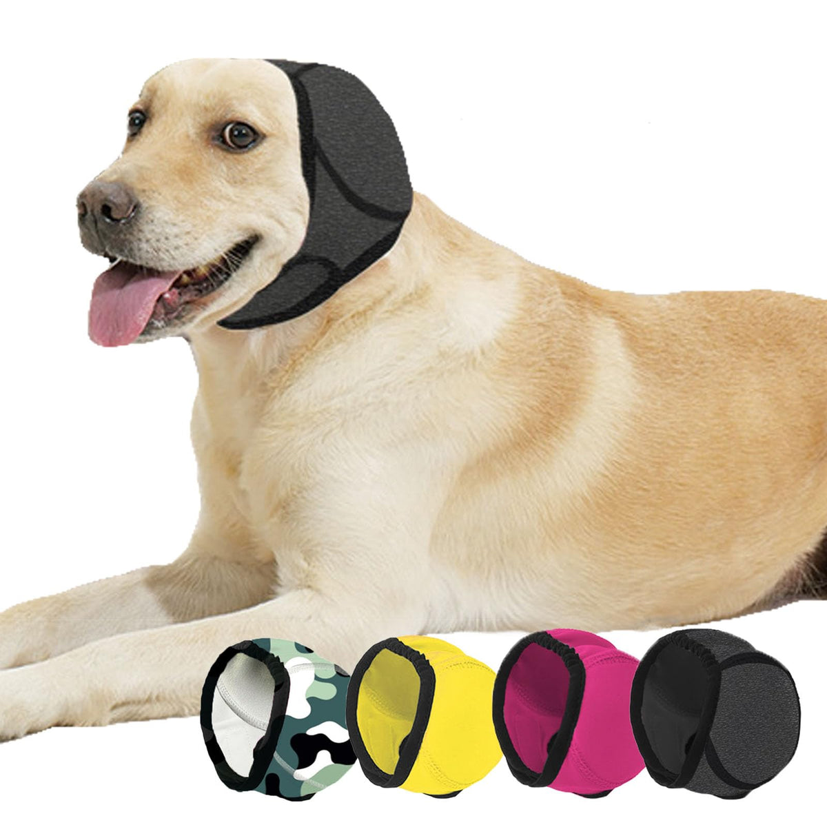 BAMY couvre-oreilles face avant montrant maintien et confort