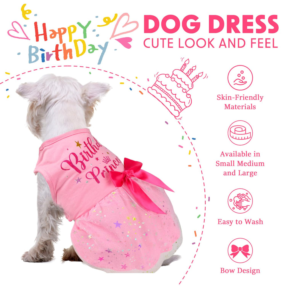 BAOBICUTE chien porte robe lors d'une fête pour rendu photogénique