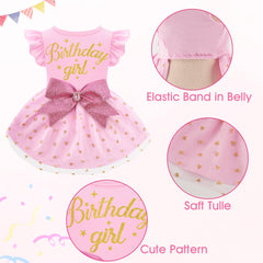 BAOBICUTE gros plan nœud rose pailleté avec strass, accent de charme