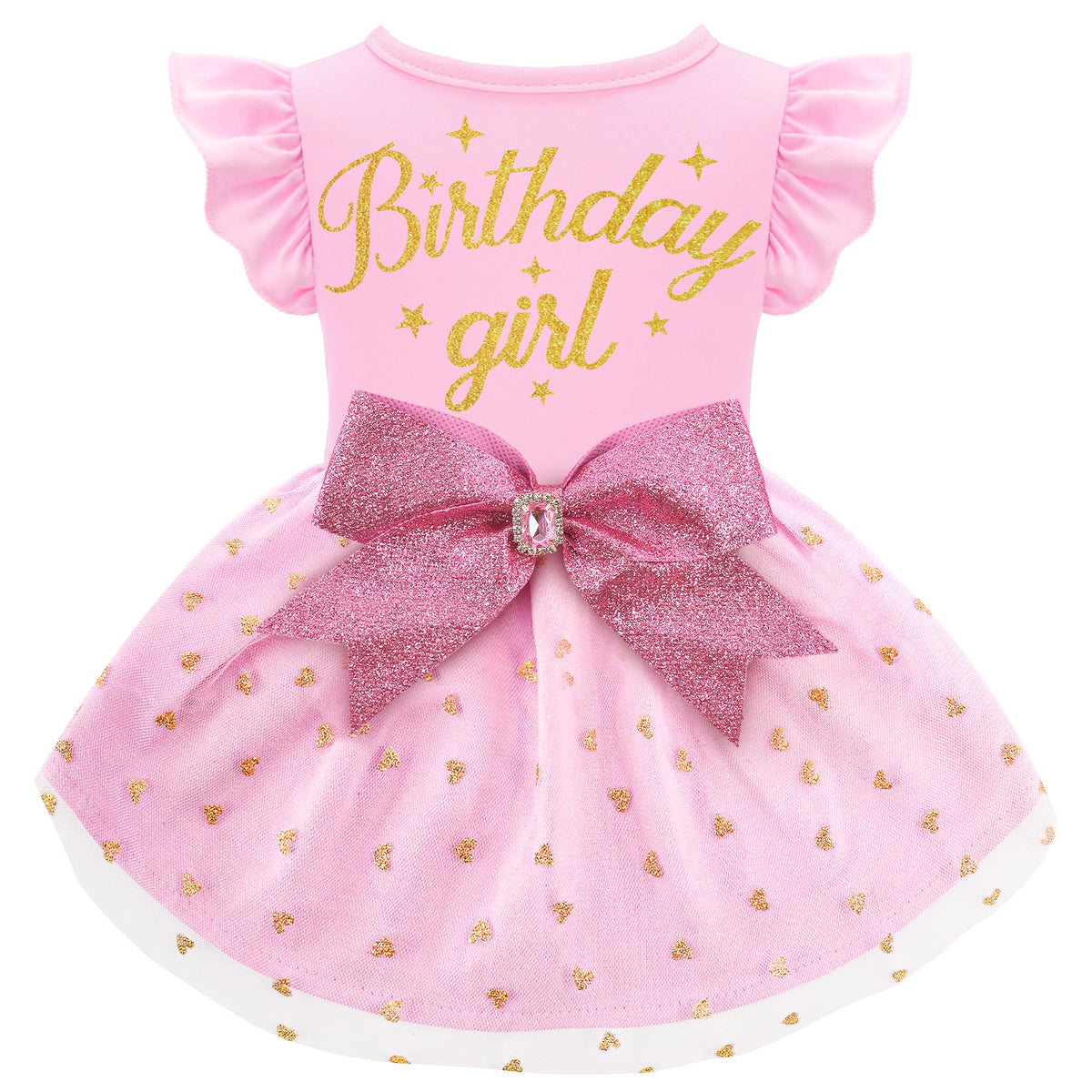 BAOBICUTE robe face montrant coupe et volants, look festif pour photos