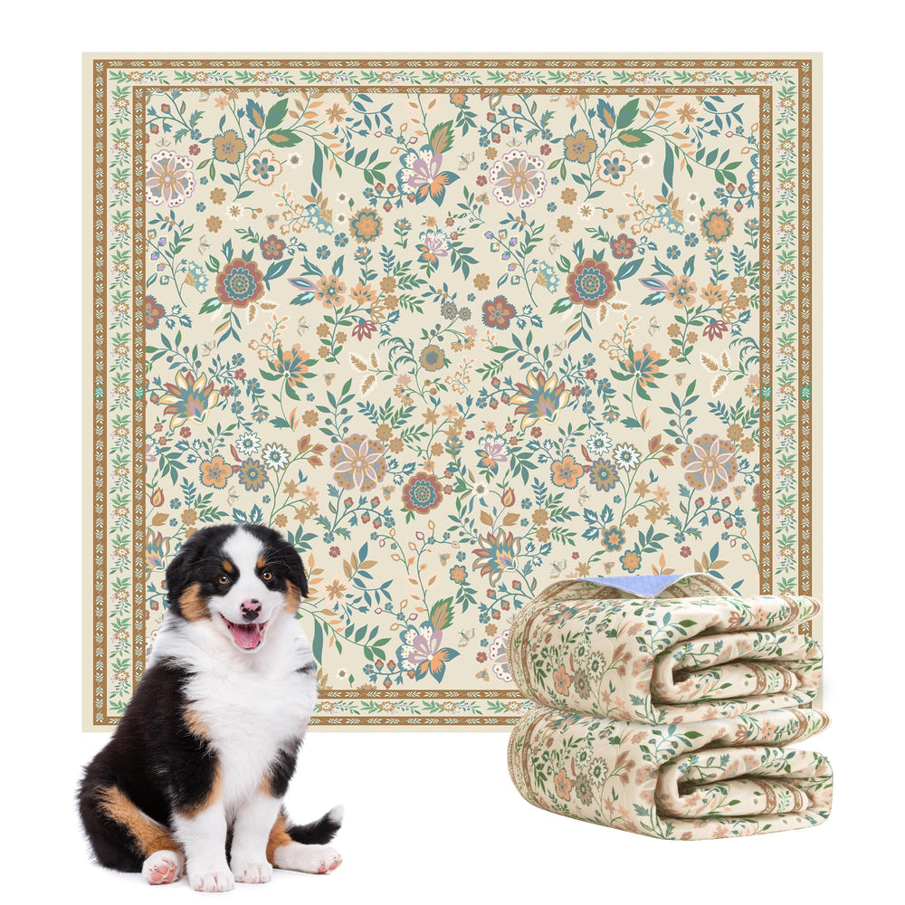Baodan vue frontale du lot de 2 tapis, protection élégante et grande surface