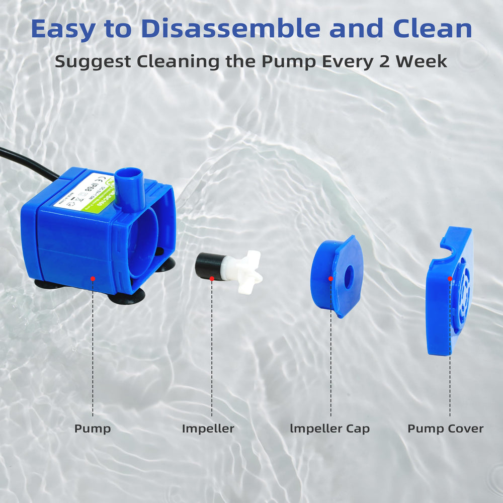 Baofum DR-DC160 brosse incluse facilitant le nettoyage et l'entretien