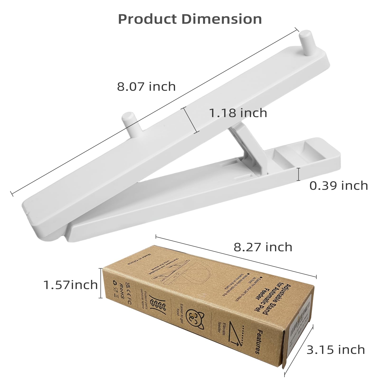 Baofum contenu du pack montrant les deux supports et instructions simples
