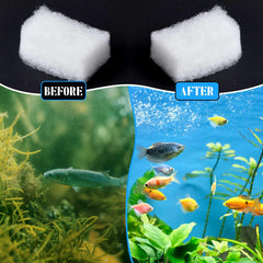 Baquler tampon inséré dans filtre Fluval illustrant installation facile