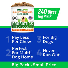 BARK&SPARK portion de chews dans la main, administration simple et pratique