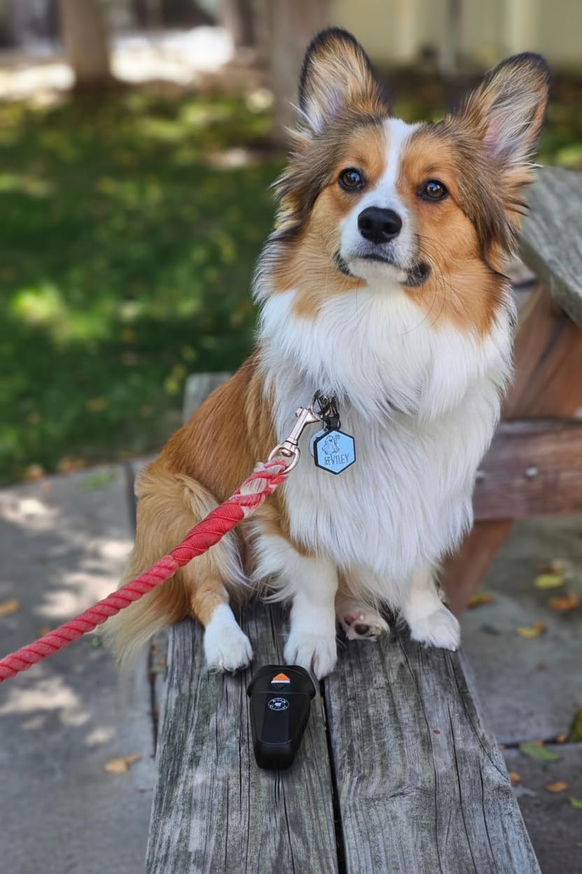 Bark Begone connecté au câble USB-C pour recharge rapide et fiable