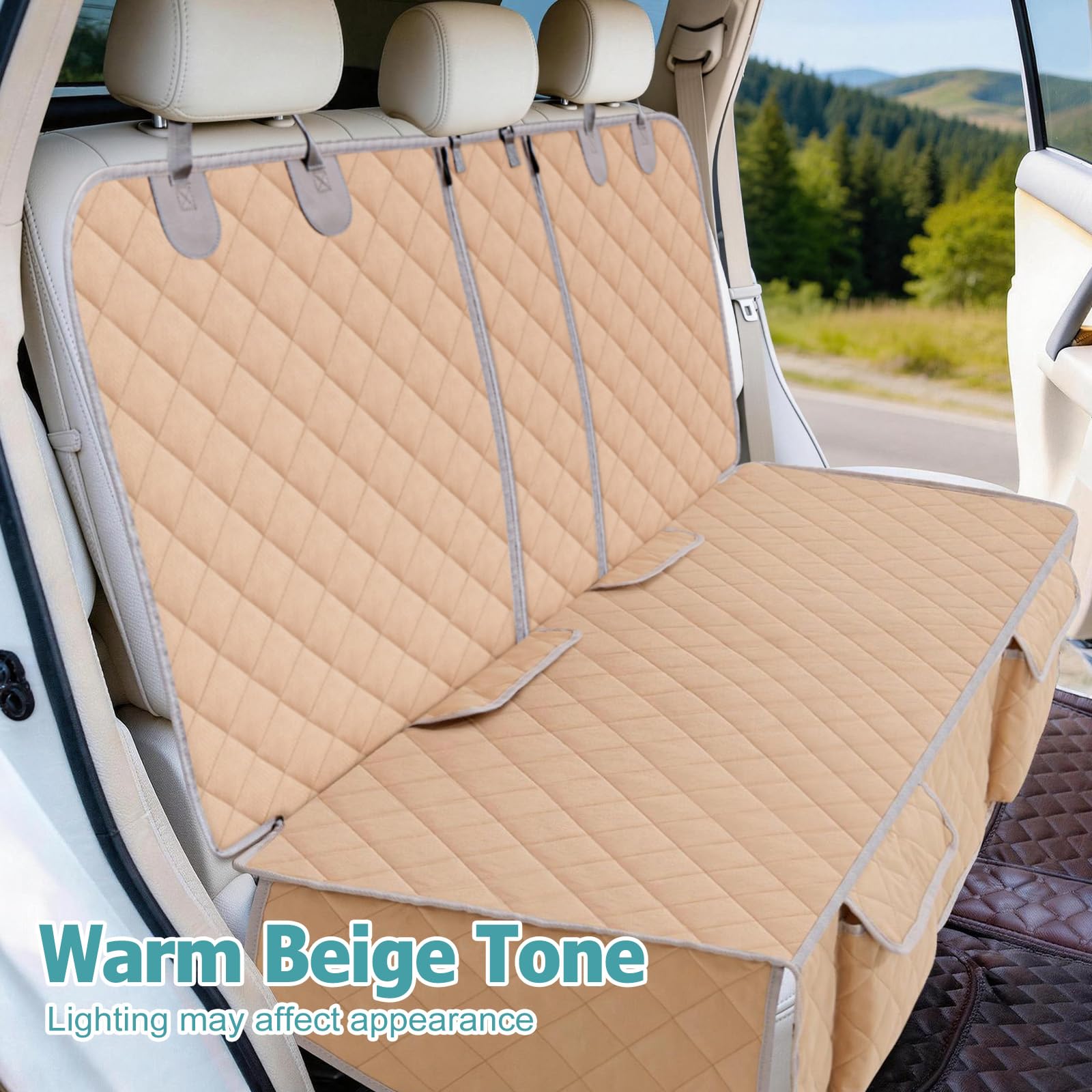 Bark Lover fermeture éclair centrale accès accoudoir et ceintures facilement