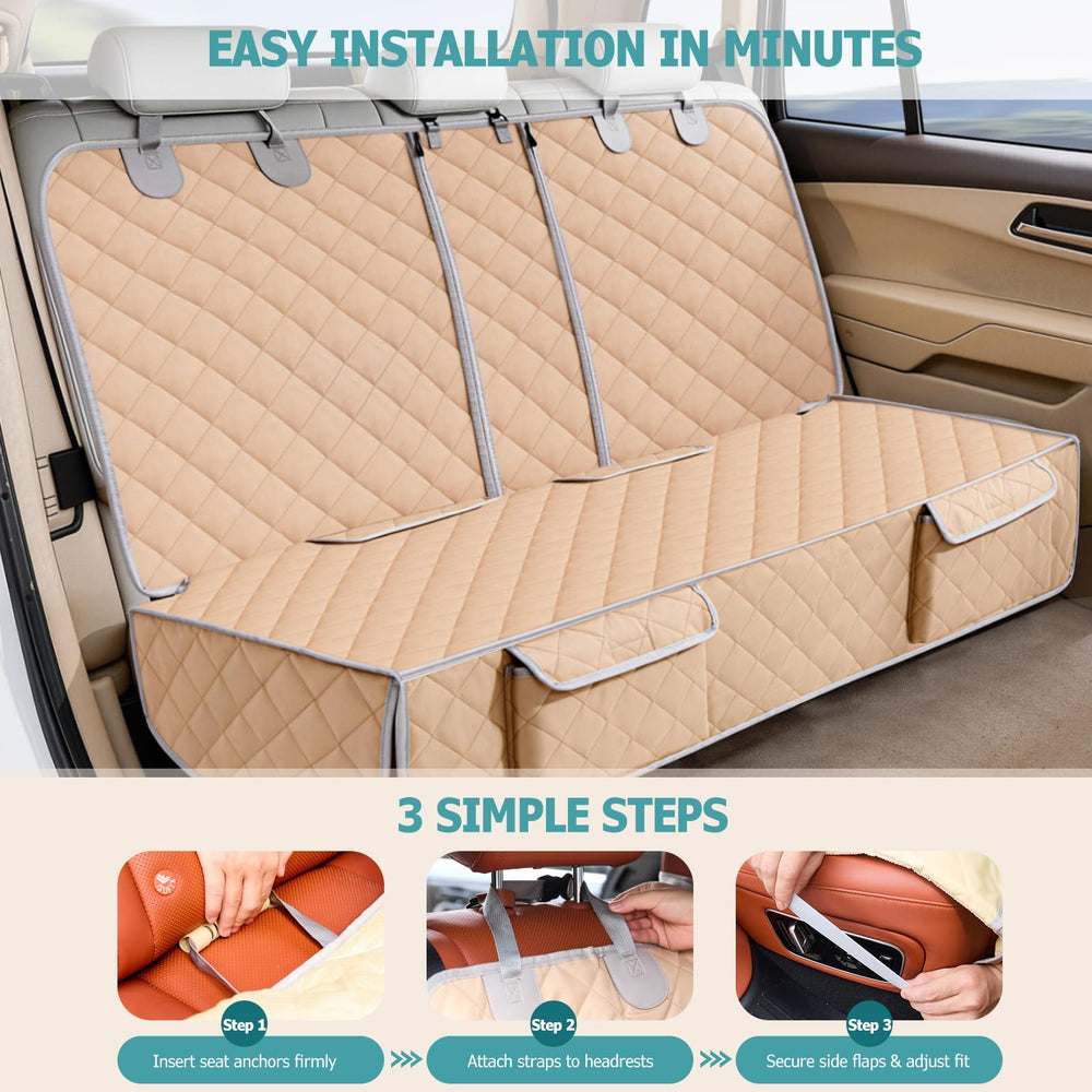 Bark Lover comparaison taille sur banquette universelle pour vérification