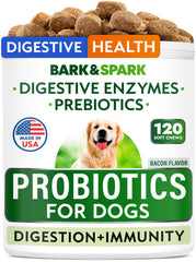 BARK&SPARK emballage avant montrant formule et bénéfices digestifs