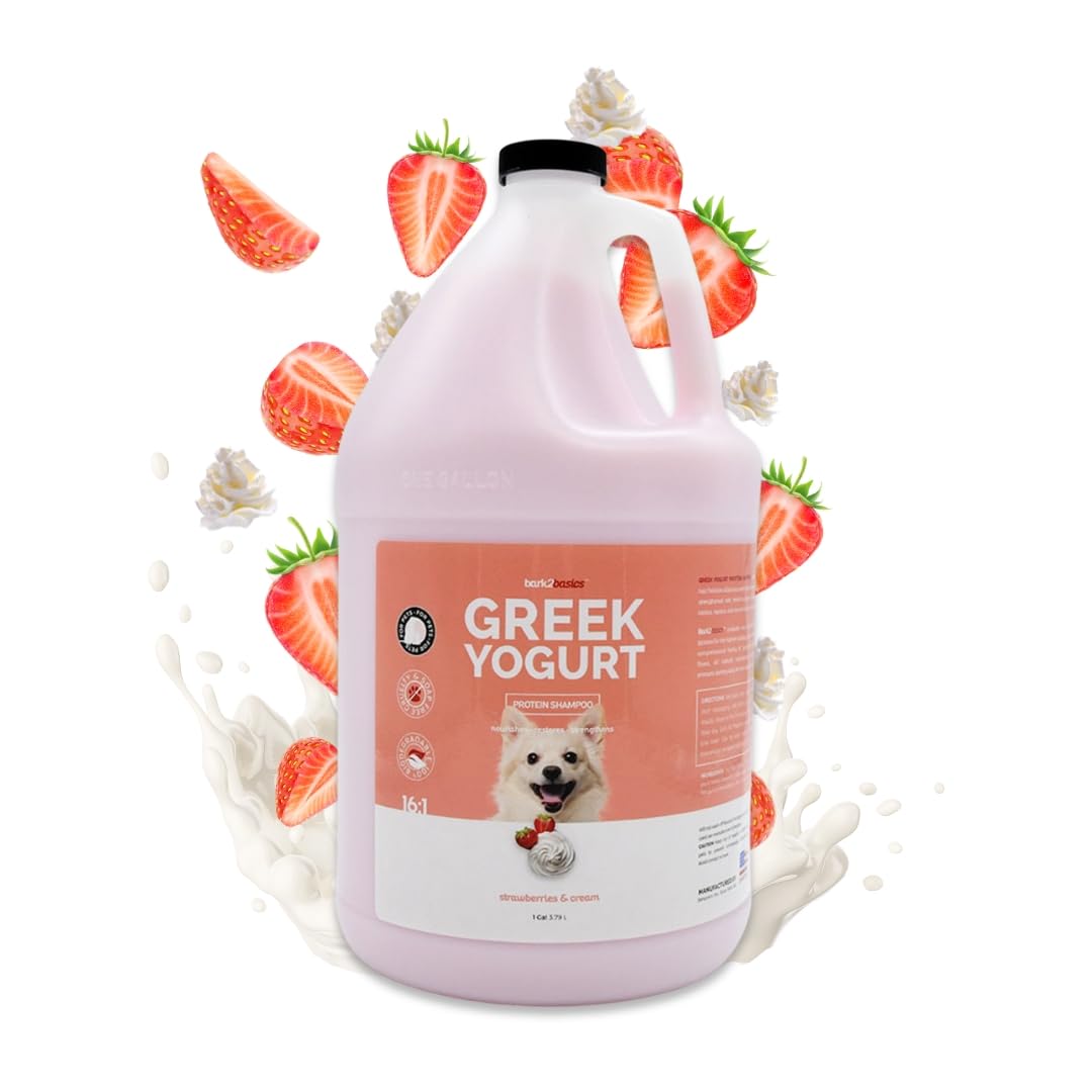 Bark2Basics bidon 1 gallon montrant l'étiquette et l'emballage, pratique économique