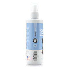 Bark2Basics étiquette en gros plan indiquant parfum vanille framboise