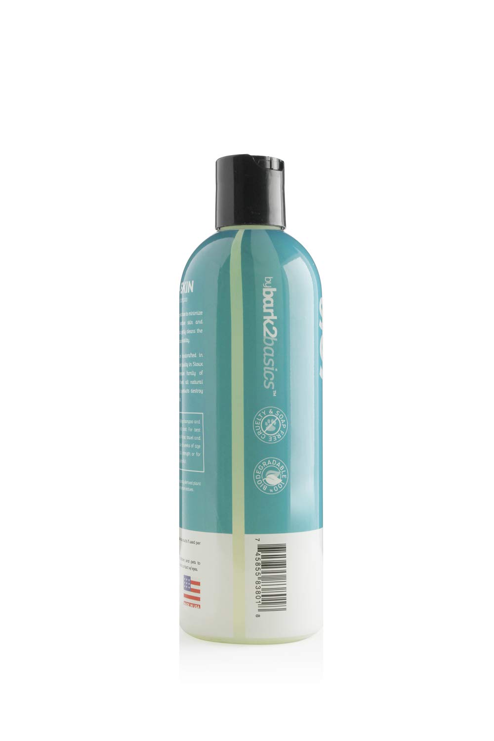 Bark2Basics étiquette détail indiquant formule sans parfum bénéfique