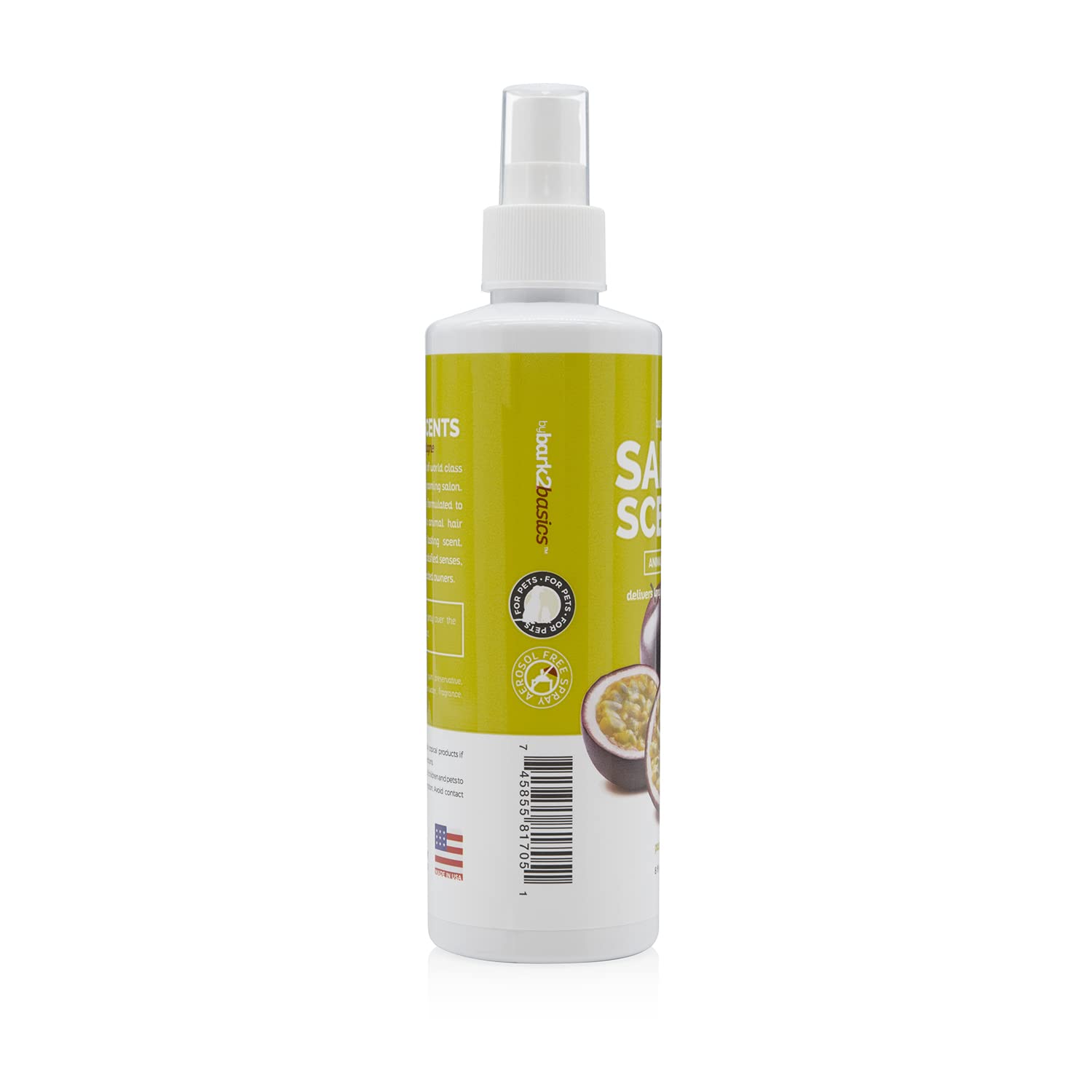 Bark2Basics flacon 8 oz de côté facile à transporter et maniable