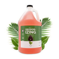 Bark2Basics flacon 1 gallon montrant l’étiquette et l’avantage économique