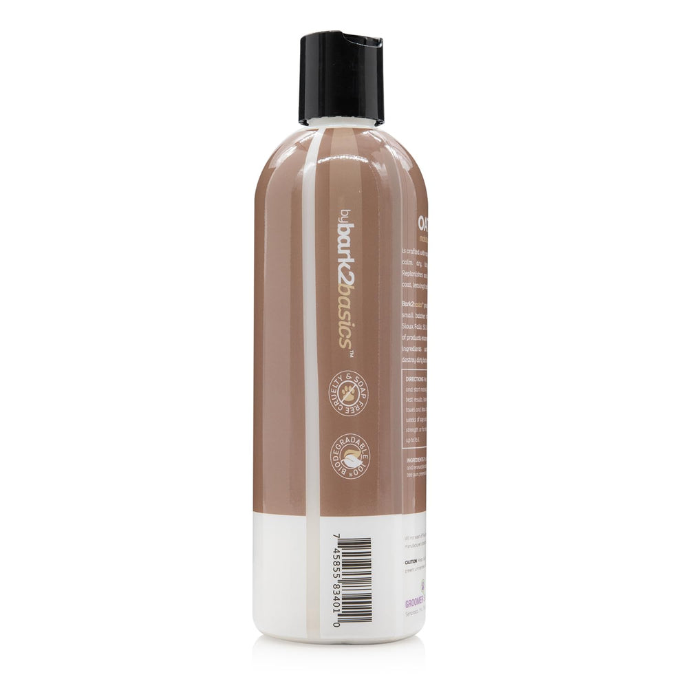 Bark2Basics mousse crémeuse à l'avoine montrant douceur pour la peau