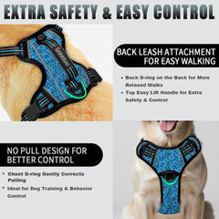 BARKBAY harnais mesh respirant, confort frais pendant l'effort