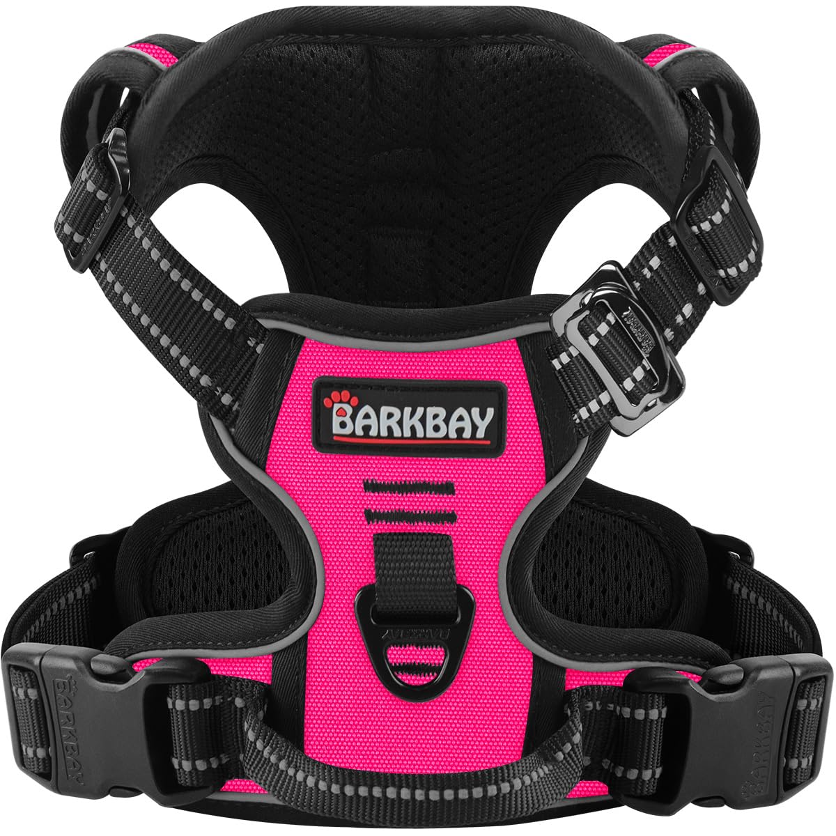 BARKBAY harnais vue devant montrant maintien confortable