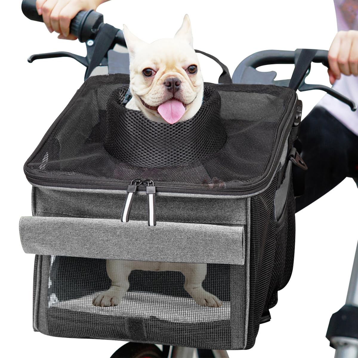 BARKBAY face avant du panier montrant stabilité et design