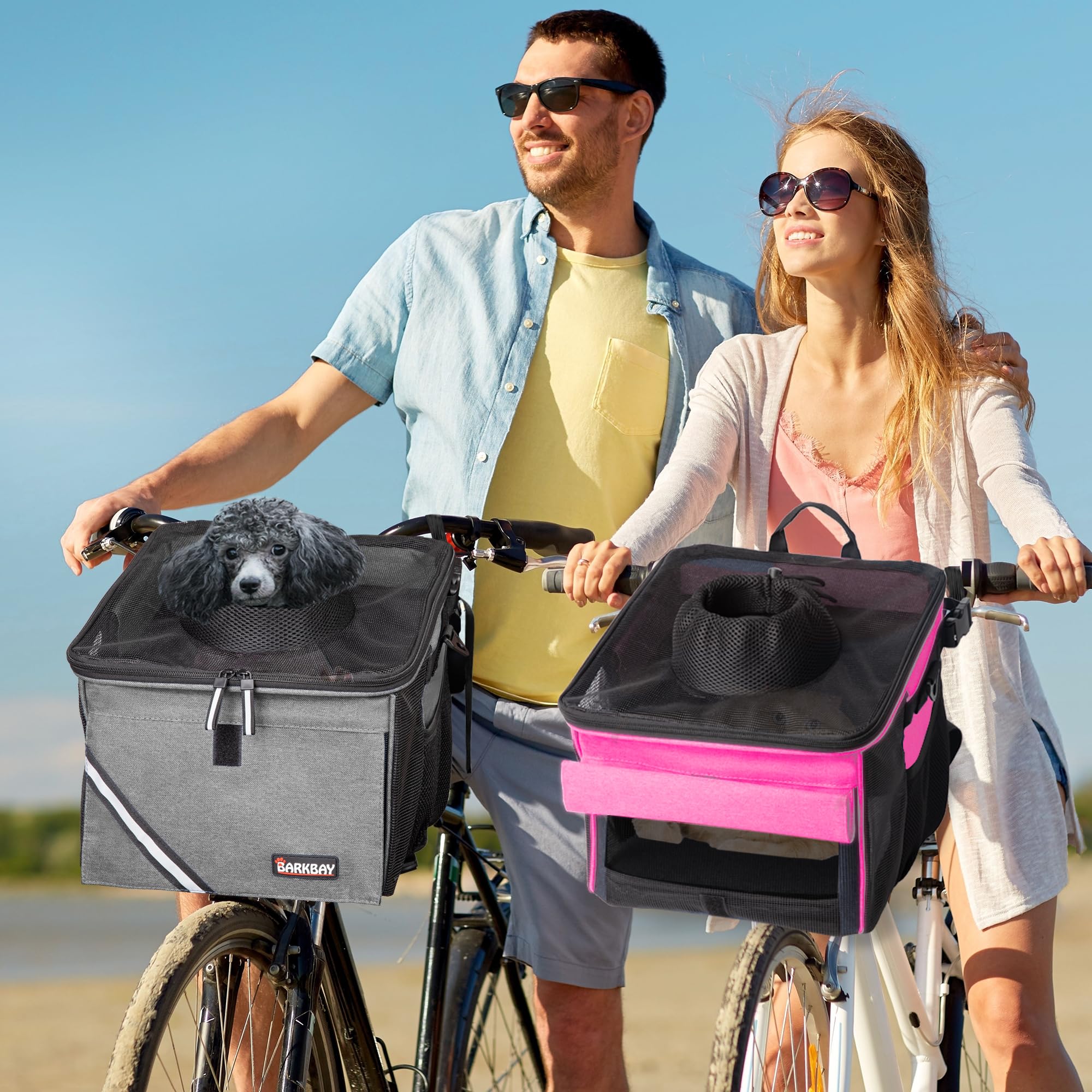 BARKBAY panier en situation urbaine pour sorties quotidiennes sécurisées