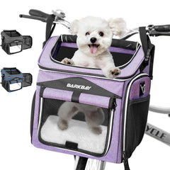 BARKBAY panier vélo avant emballé et prêt à installer, sécurité optimisée