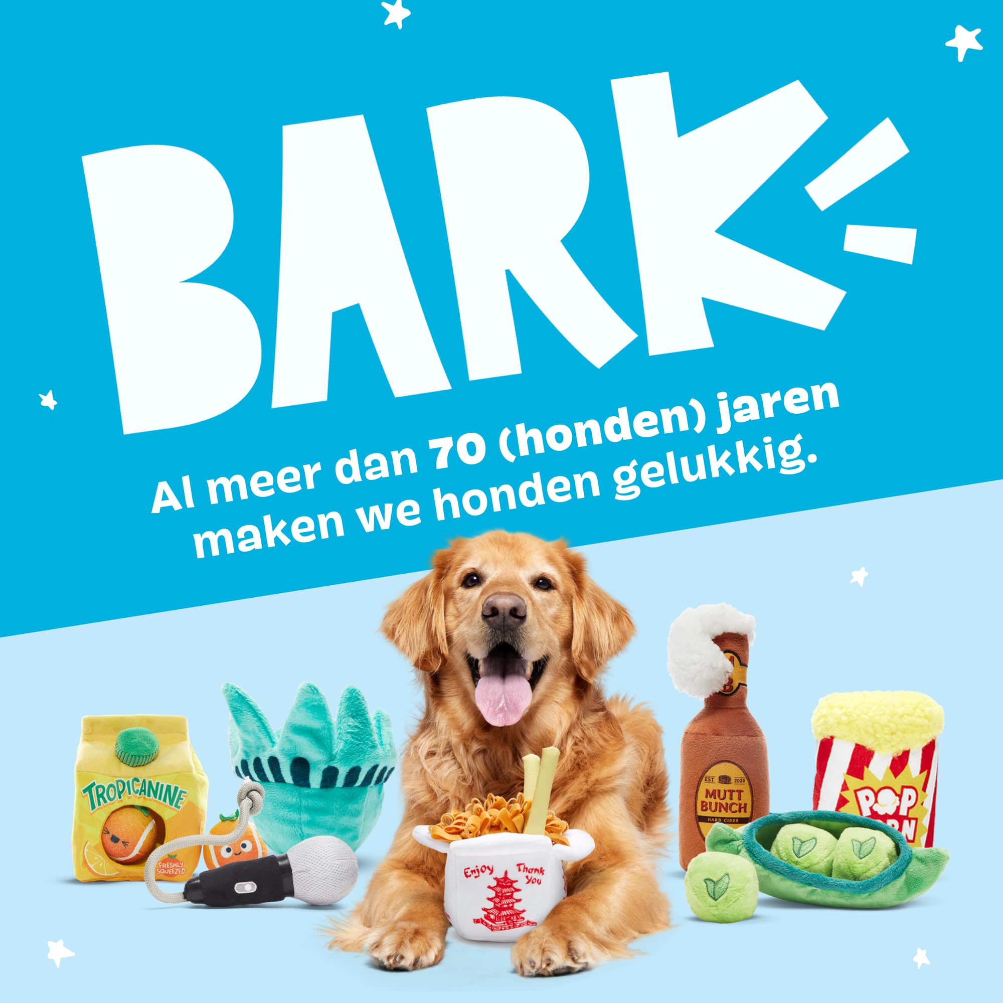 BarkBox comparaison de taille avec main humaine pour évaluer échelle et convenance