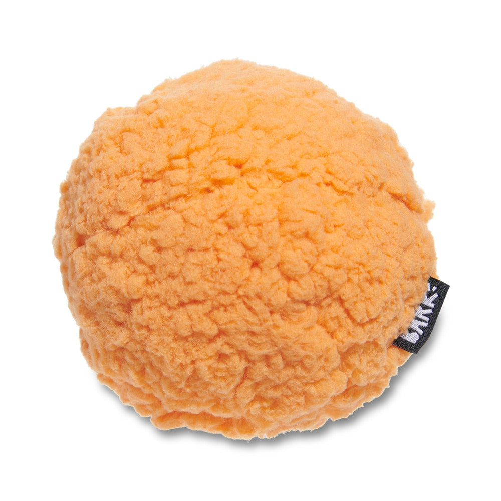 BarkBox Cheeze Brawl face avant montrant forme et couleurs, stimule jeu