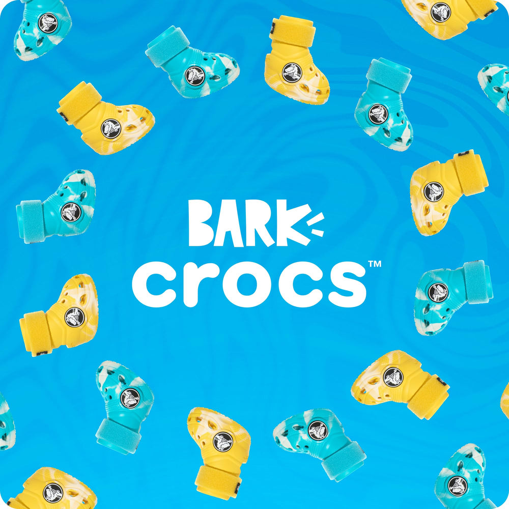 BarkBox Crocs glow-in-the-dark visibles la nuit pour sécurité