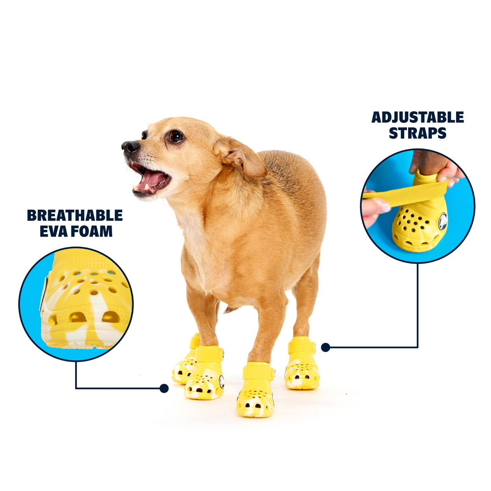 BarkBox semelle crantée offrant adhérence et sécurité sur trottoir