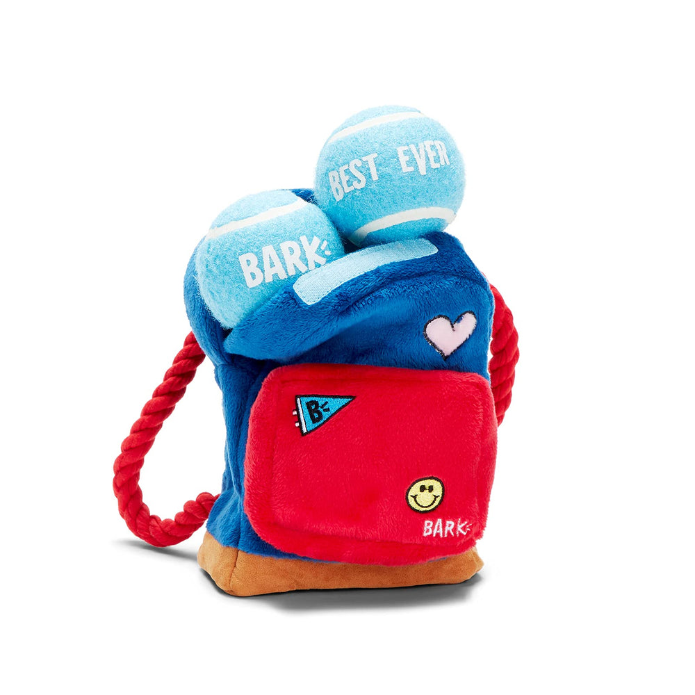 BarkBox Janspup Backpack face avant montrant design ludique et attractif