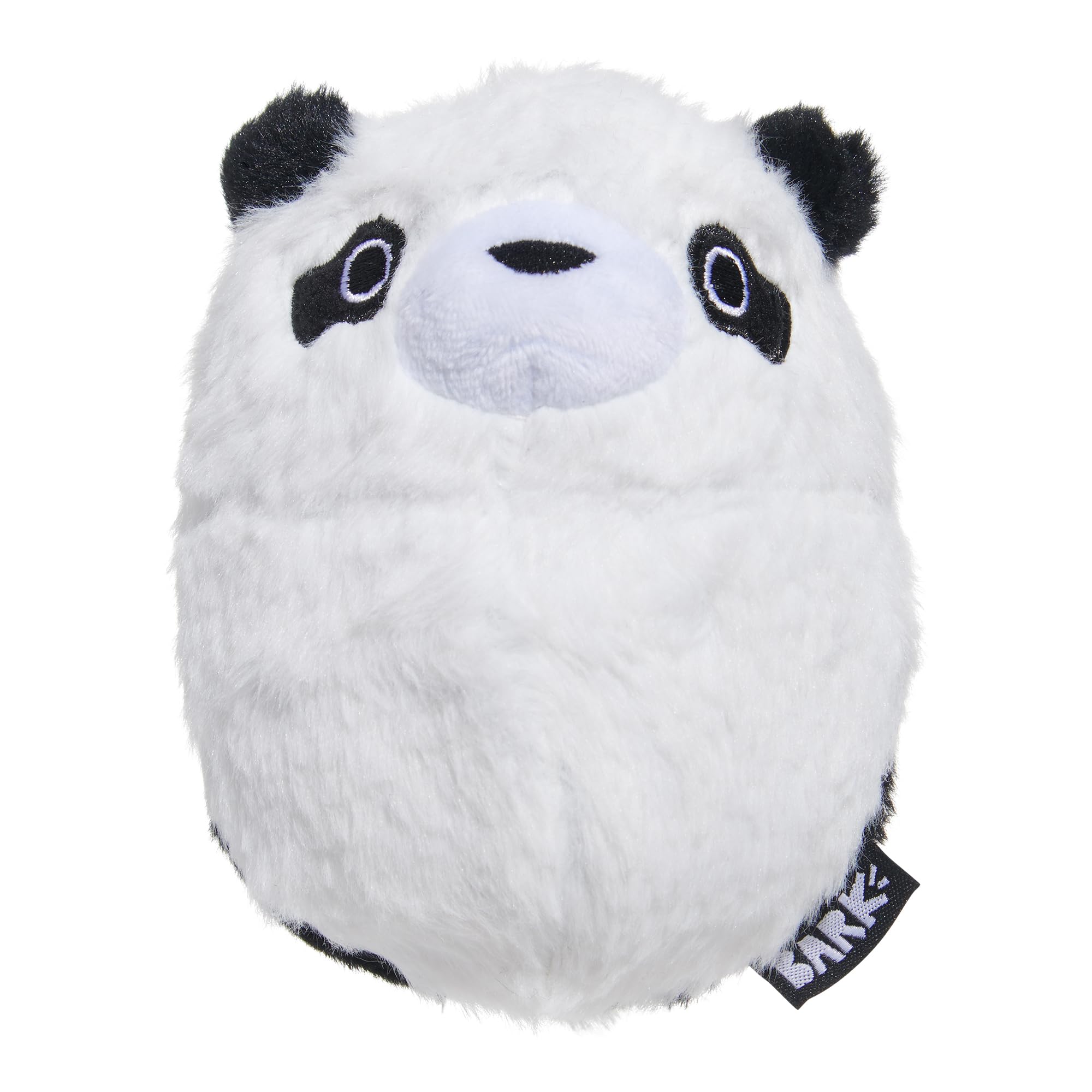 BarkBox panda frontal emballage montrant robustesse et design attractif