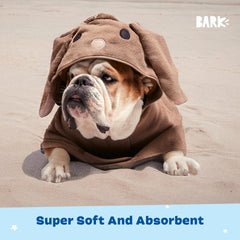 BarkBox détail fermeture velcro assurant un ajustement stable