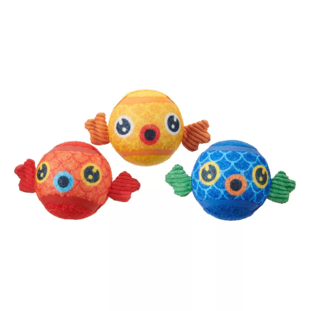 BarkBox Puppy Guppies face avant de l'emballage montrant le trio, divertissement assuré